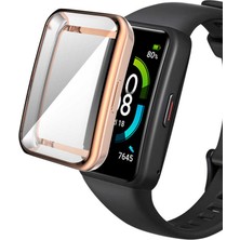 Nezih Case Huawei Band 7 Uyumlu Silikon Kasa ve Ekran Koruyucu