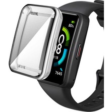 Nezih Case Huawei Band 7 Uyumlu Silikon Kasa ve Ekran Koruyucu