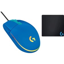 Logitech Mavi G102 Lightsync Optik Kablolu Oyuncu Mouse + Oem Gaming Mouse Pad 40X30CM