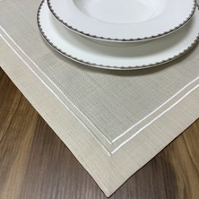 Oya Home Kırık Beyazçift Pikolu Ranır(1) & Amerikan Servis(8) Set