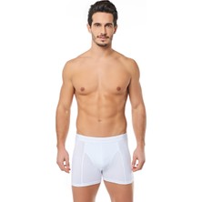 Tutku TER0114 Tutku Elastan Boxer (6 Adet) | Beyaz