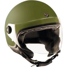Tucano Urbano El Jettin Khaki Green Yarım Motorcu Kaskı