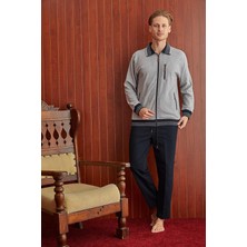 Kly 7213 Erkek Apaj Yaka Eşofman Takım