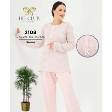 GOLDOREMİ HF Club 2108 Kadın Uzun Kollu Pijama Takımı