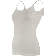 GOLDOREMİ Yıldız 2174 Ekru Likralı İp Askılı Kadın Atlet