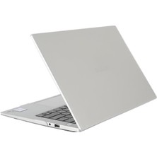 AktarMobile Huawei Matebook D14 2020 Uyumlu Kılıf Koruyucu Kapak Parlak Şeffaf Tasarım Hava Kanallı