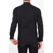 Escardin Slim Fit Siyah Renk Erkek Gömlek