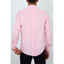 Escardin Slim Fit Pembe Renk Erkek Gömlek