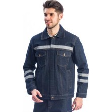 Myform Kot Iş Montu Myform 3109 Sona Denim 12 Ons Renk Mavi