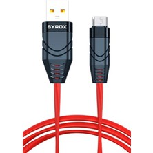 Samsung Galaxy Tab 3 Lite SM-T110 T111 T112 T113 Şarj Kablosu Micro USB 2.0A 1.1 Metre - SYR-C99-K