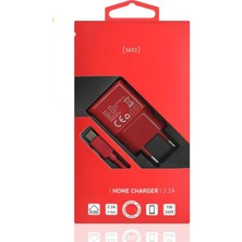 Realme C21 Şarj Aleti Micro USB 2.2A --  Sbzr-Kırmızı