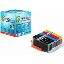 Canon Pixma MG6650  PGI-550XL CLI-551XL Chipli Muadil Kartuş Seti
