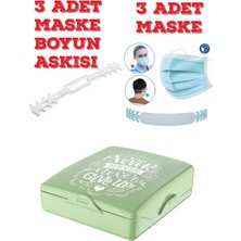 Pratik Ikili Maske Koruma Saklama & Taşıma Kabı Kutusu 3 Ad
