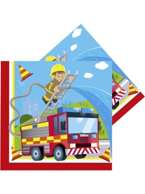 Kikajoy Firefighters Peçete 33 x 33 cm 20'li