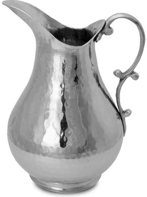 Antep Sepeti Gümüş Kaplama Dövme Sürahi