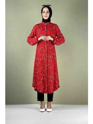 Moda Çizgi Desenli Tunik