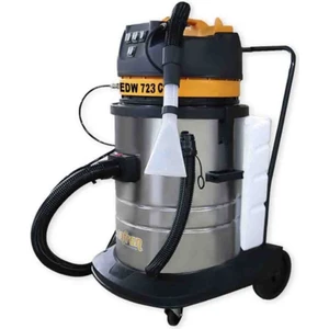 Profesyonel Su Püskürtmeli Koltuk Yıkama ve Fırçalama Makinası 3 Motor'lu 3600 Watt Emişli