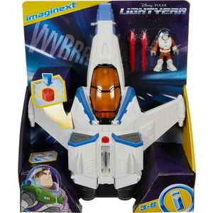 Lightyear - Buzz ve Işıklı Sesli Uzay Aracı, Oyuncak Uzay Gemisi ve Buzz Lightyear Figürü Seti, 3 Yaş ve Üzeri Hgt26