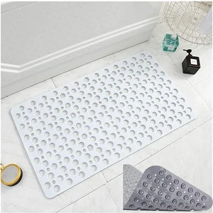 Giftmatikcenter Karree Design Beyaz 66 Vantuzlu  Banyo Duş Kaydırmaz Paspas