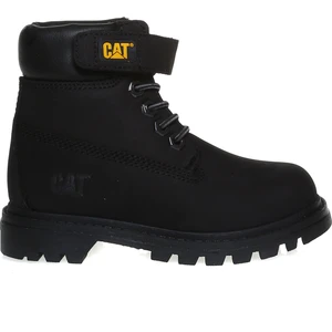 Caterpillar Deri Siyah Erkek Çocuk Bot Greg