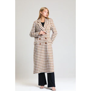 Astarlı Desenli Uzun Kaban | KBN34176