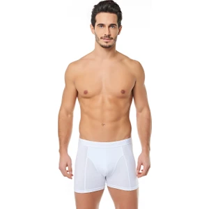 TER0114 Tutku Elastan Boxer (6 Adet) | Beyaz
