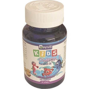 Kids Omega-3 Pure Fish Oil 1000MG 100 Softjel | Çocuklar Için Balık Yağı