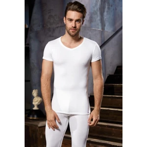 2552 Erkek V Yaka Kısa Kollu Üst Termal Sıcak Tutan Içlik