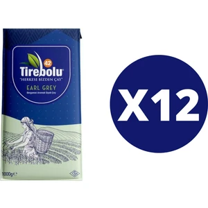 Tirebolu 42 Early Grey Bergamot Aromalı Siyah Çay 12 x 1 kg