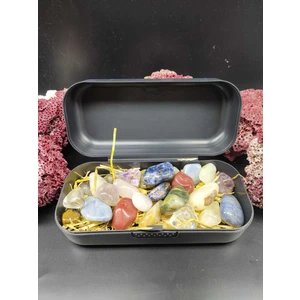 Doğal Taş Delisi Konfeti Karışık Mıx Işlenmemiş Ham Tamburlu Doğal Taş (1 Kg) (Sertifikalı)