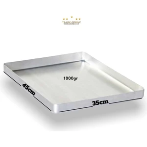 Yıldız Arkar Alüminyum Baklava Tepsisi 35 x 45 cm 1000 gr