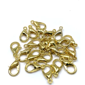 50 Adet 502 Armut Papağan Klips Gold Renk
