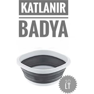 Katlanır Badya Leğen Katlanabilir Badya 10 Lt