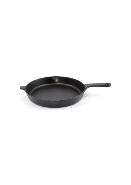 6443 Saplı Yuvarlak Tava 16 cm Siyah Demir Döküm