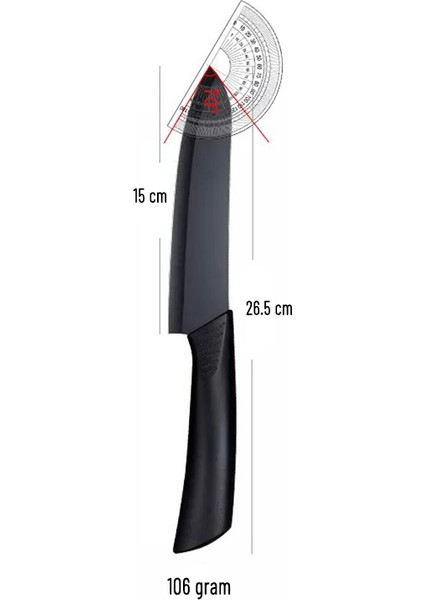 26.5 CM Modern Mutfak Bıçağı | Koruyucu Kaplı 26.5 CM Modern Mutfak Bıçağı