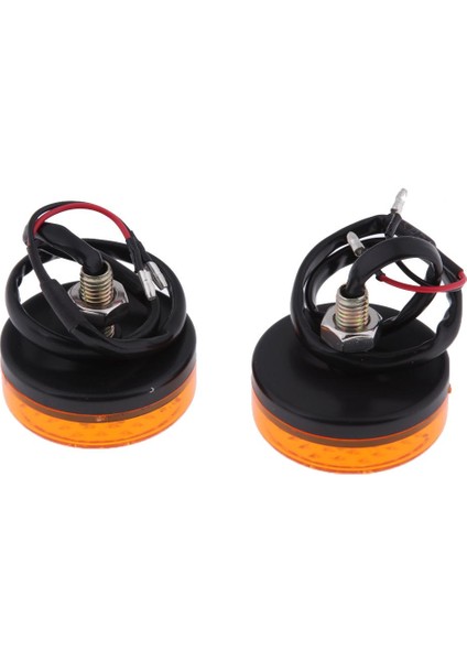 2 Adet Motosiklet Dönüş Sinyali Amber Harley Softail Için LED Işık Turuncu Lens (Yurt Dışından) fırsatları
