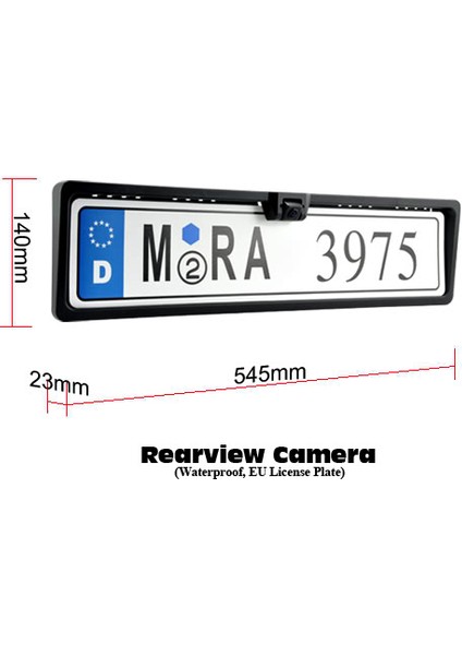Geri Görüş Kamerası Plakalık 4 Aydınlatma Ledli