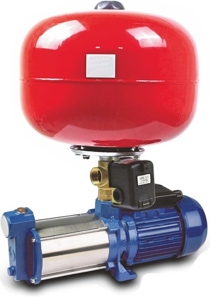 G3-80 Milli Kademeli 6 Kat 15 Daire 24 Litre Yatay 1.5 Tanklı Hidrofor Ev Tipi Otomatik Hidrofor
