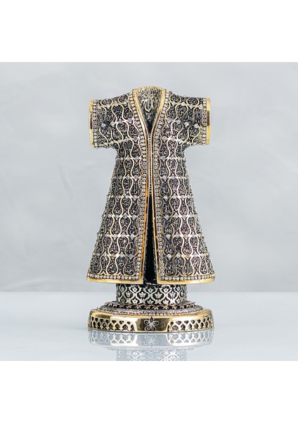 Kaftan Esmaül Hüsna Işlemeli - Altın Renk 12 x 24 cm