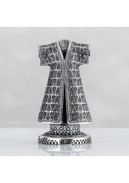 Kaftan Esmaül Hüsna Işlemeli - Gümüş Renk 8 x 18 cm