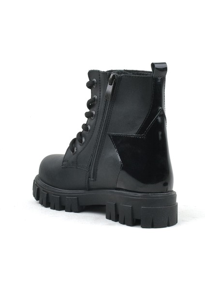 Siyah Yıldız Detaylı Kız Çocuk Bot modelleri