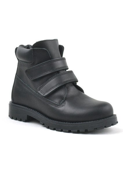 Neson Hakiki Deri Siyah Cırtlı Çocuk Bot