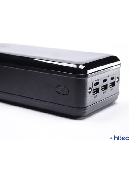Schitec YK90 50000MAH 2xusba + Type-C + Micro + Lightning Çıkışlı LED Göstergeli Powerbank