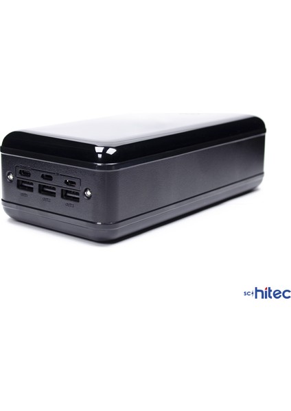 Schitec YK90 50000MAH 2xusba + Type-C + Micro + Lightning Çıkışlı LED Göstergeli Powerbank