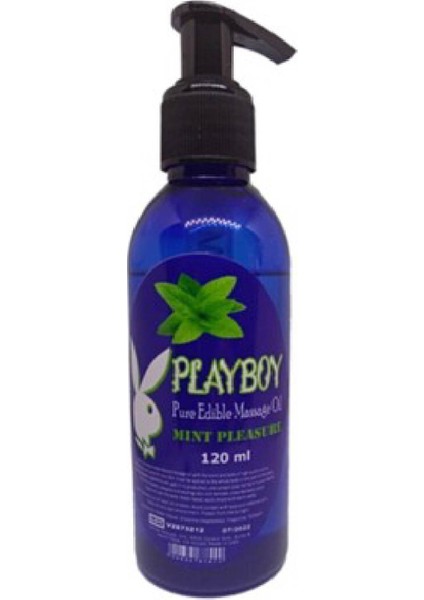 Masaj Yağı Nane Aromalı Pure Edible Aromaterapi 120 ml - Playboy Mint Flavored Massage Oil 120 ml