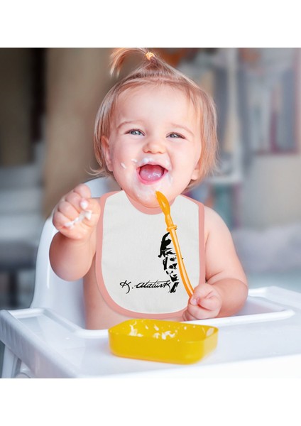 Kids Atatürk Temalı Pembe Bebek Mama Önlüğü-21 fiyatları