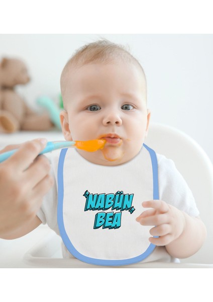 Kids Nabün Bea Tasarımlı Mavi Bebek Mama Önlüğü-1 fiyatları