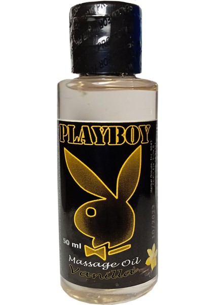 Masaj Yağı Vanilya Aromalı Aromaterapi 50 ml - Playboy Massage Oil Vanilla Flavor Aromatherapy 50 ml