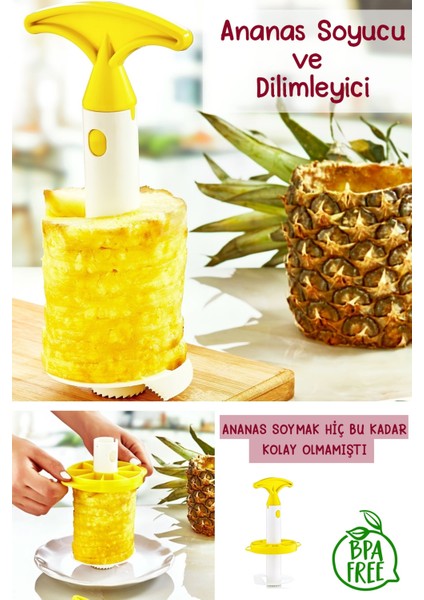 Ananas Soyucu ve Dilimleyici