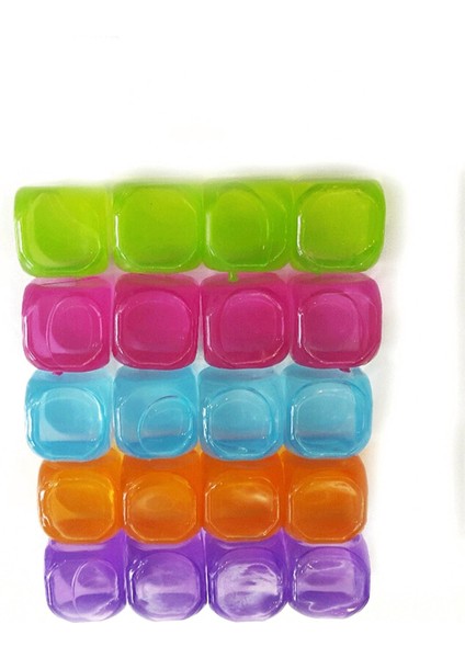 20'li Renkli Buz Küpleri